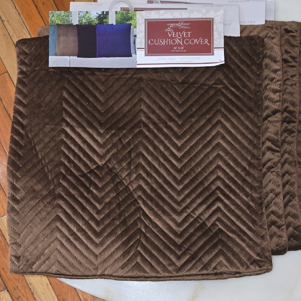 American Linen Velvet Cushion Cover